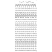 Nail Art Peel Off\'s Tatouage pour les ongles Blanc