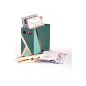 Porte-revues en bois 250 x 205 x 100 mm