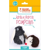 Kit créatif pour enfant Animaux pompons