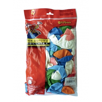 500301 - 7501060401781 - Graine créative - Ballons de baudruche gonflables 30cm 100 pièces