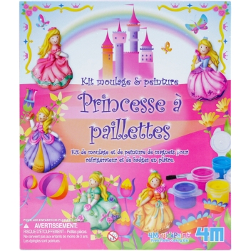 5663528 - 5414561466406 - 4M - Kit DAM/4M pour enfant Princesses à mouler et à peindre