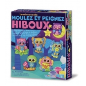 Kit DAM/4M pour enfant Moulez et peignez hiboux