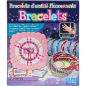 Kit DAM/4M pour enfant Bracelets d'amitié fluorescents