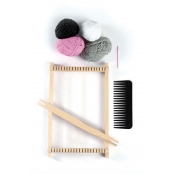 Kit Cadre de tissage / métier à tisser en bois Long 29cm