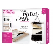 Kit Cadre de tissage / métier à tisser en bois 39cm