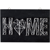 Tableau de fil tendu String Art Home 30x20cm