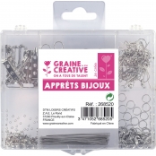 Coffret d\'accessoires création Bijoux Coloris Argent