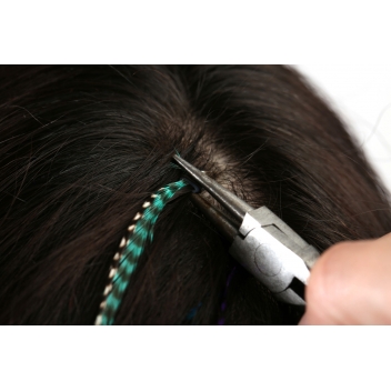 194723 - 3760131947236 - Ki-Sign - Plume Pour Cheveux Vert 25 cm - 7