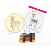 Kit Broderie sur Bois Suspension à Broder Lama