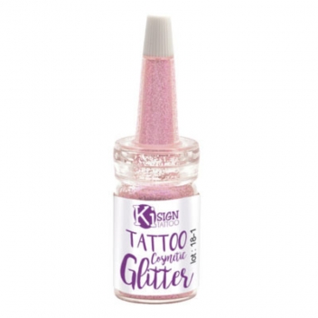 194337 - 3760131943375 - Ki-Sign - Paillettes pour la peau Rose Clair Flacon 7 ml