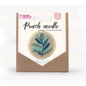 Kit Punch needle Feuillage 20 cm