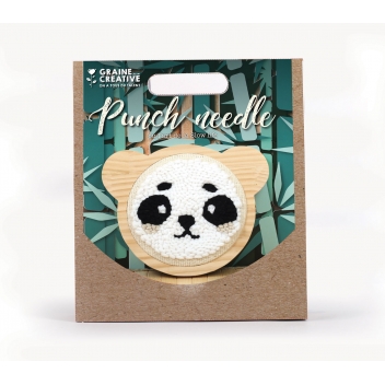420207 - 3532434202073 - Graine créative - Kit Punch needle Panda 15 cm - 4