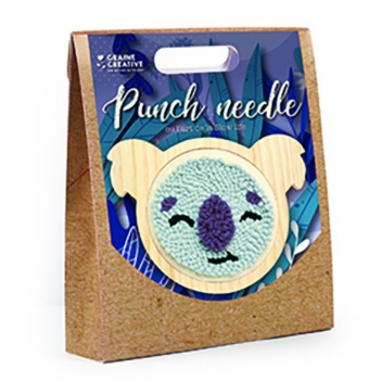 420209 - 3532434202097 - Graine créative - Kit Punch needle Koala 15 cm