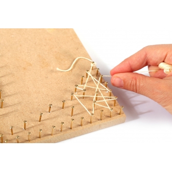 100662 - 3532431006629 - Graine créative - Tableau de fil tendu String Art Cactus 22 cm - 6