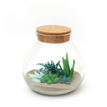 815033 - 3532438150332 - Graine créative - Kit Fimo Terrarium 16x22x16 cm - 3