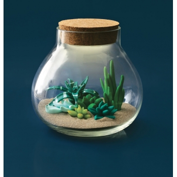 815033 - 3532438150332 - Graine créative - Kit Fimo Terrarium 16x22x16 cm - 5