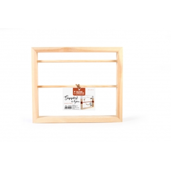 100220 - 3532431002201 - Graine créative - Porte-bijoux en bois 2 barres 30 cm - 3