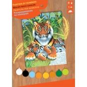 Tableau peinture au numéro Pour enfant Tigres