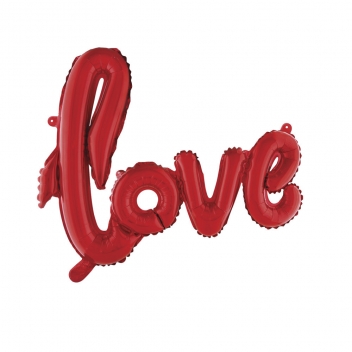 87017287 - 4006166436703 - Rayher - Ballon en aluminium Ecriture Love Rouge - 2