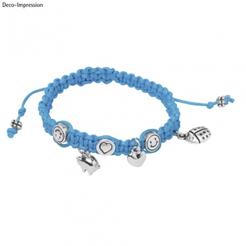 7555807 - 4006166357183 - Rayher - Kit Bracelet d\'amitié Turquoise Rock stars 9 pièces - 2