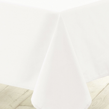 1720218 - 3574387202182 - Douceur d'intérieur - Nappe Rectangle 140x300 cm Polyester Essentiel Blanc