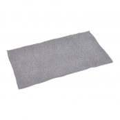 Tapis de Bain 45x75 cm Microfibre Unie Sweety Gris Clair