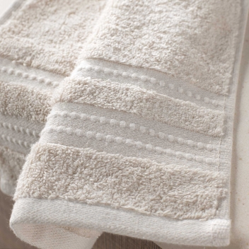 1800908 - 3574388009087 - Douceur d\'intérieur - Serviette de Bain 90x150 cm Eponge Unie Lin - 2