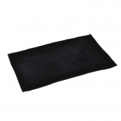 Tapis de Bain 45x75 cm Microfibre Unie Sweety Noir