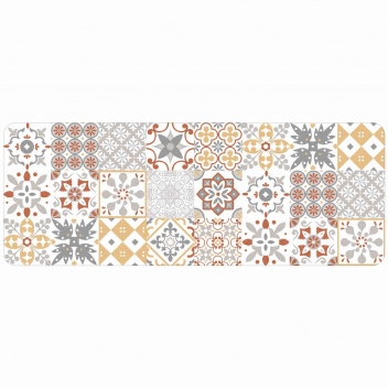 1740700 - 3574387407006 - Douceur d'intérieur - Tapis Rectangle 45x120 cm Mousse Salou Orange - 2
