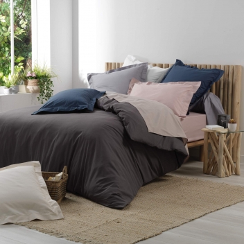 1643203 - 3574386432030 - Douceur d'intérieur - Drap Housse 2 Personnes 160x200 cm Percale Rose - 2