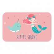 Tapis Rectangle 45x75 cm Velours Petite Sirena