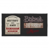 Tapis Rectangle 57x115 cm Bistrot des Amis