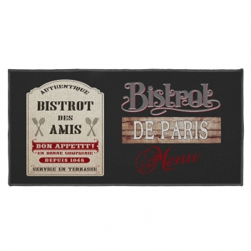 1740737 - 3574387407372 - Douceur d'intérieur - Tapis Rectangle 57x115 cm Bistrot des Amis - 2