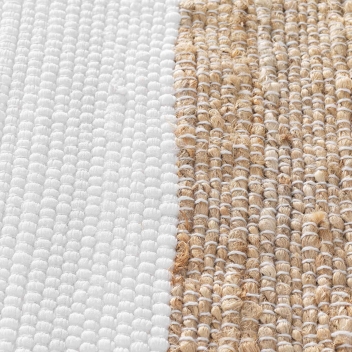 1741024 - 3574387410242 - Douceur d\'intérieur - Tapis Rectangle à Franges 120x170 cm Jute et Sagane - 2