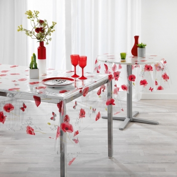 1790445 - 3574387904451 - Douceur d'intérieur - Set de Table 30x44 cm PVC Coquelicot Poppyly