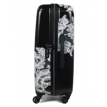 CT231N-61 - 3700245491539 - Chantal Thomass - Valise rigide noir - Dentell'Icieuse Taille M (66 cm) - 6