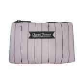 Pochette Garçonnette Noir & Rose