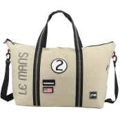 Sac de Voyage Week End 50cm Coton Beige