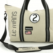 Sac de Voyage Week End 50cm Coton Beige