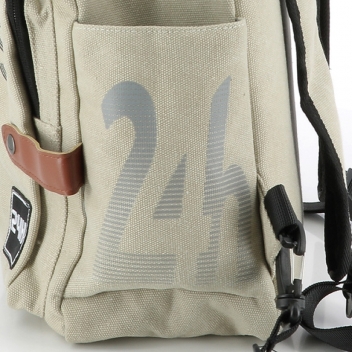 LM300BE-20A - 3700245424100 - 24H LE MANS - Sac à dos 27x14.5x45cm Coton Beige - 2