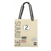 sac shopper 37cm Coton Beige