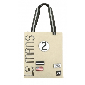 LM300BE-21 - 3700245424148 - 24H LE MANS - sac shopper 37cm Coton Beige - 5
