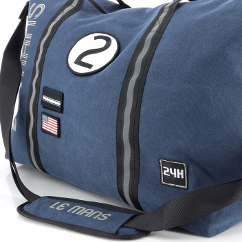LM300BL-16 - 3700245424476 - 24H LE MANS - Sac de Voyage Week End 50cm Coton Bleu - 3