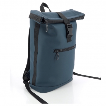 Sac dos grand format 40x13x58cm Polyur thane Bleu