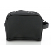 Trousse de toilette 20,5 cm Polyuréthane Noir