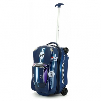 LM700BL - 3700245424193 - 24H LE MANS - Valise trolley enfant 45cm ABS/PC Bleu - 5