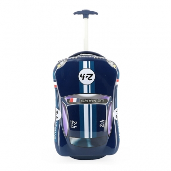 LM700BL - 3700245424193 - 24H LE MANS - Valise trolley enfant 45cm ABS/PC Bleu - 4