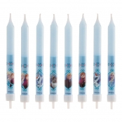 Bougies d'anniversaire Frozen 9 cm 12 pièces