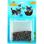 Kit perles & plaques mini (petites perles Ø2,5 mm) Chat