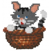 Kit perles & plaques mini (petites perles Ø2,5 mm) Chat